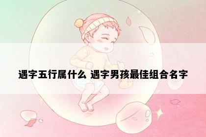 遇字五行属什么 遇字男孩最佳组合名字